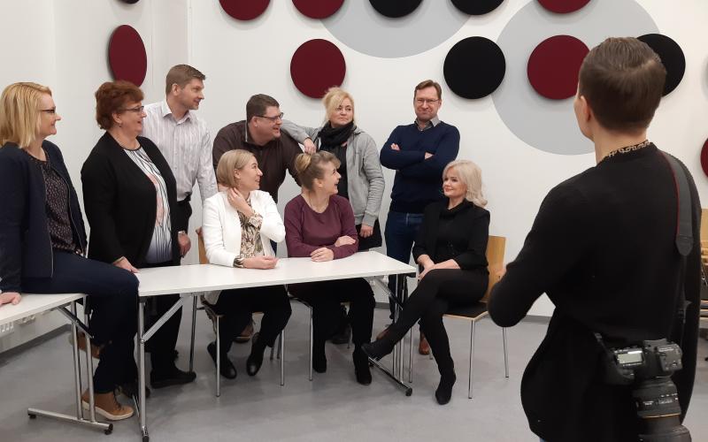 Kuva Mervi Liimatainen Cursorin yrityspalvelutiimi