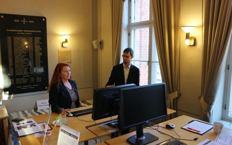 Kuva Mervi Liimatainen Hamina Nina Nylund ja Esa Partanen