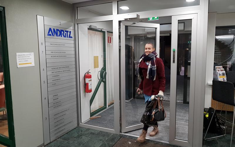 Juulia Kolehmainen Andritz juna-taksi
