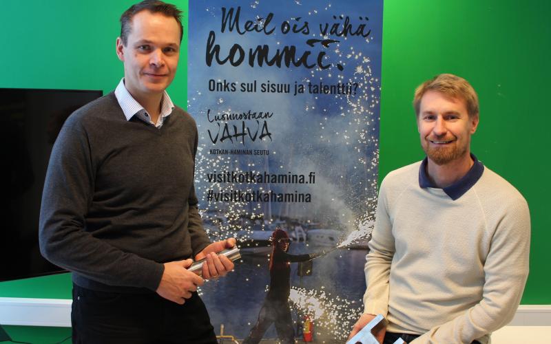 Kuva Mervi Liimatainen Kimmo Lappalainen ja Jarkko Haavisto