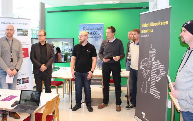 Kuva Mervi Liimatainen Metallissa on töitä -kampanjan avajaiset