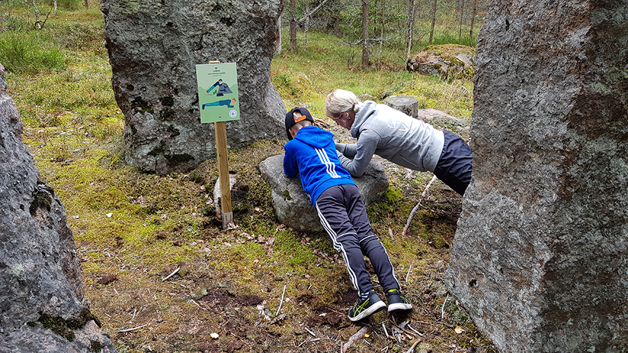 Luonnon kuntosali, lankku Luonnon kuntosali, lankku