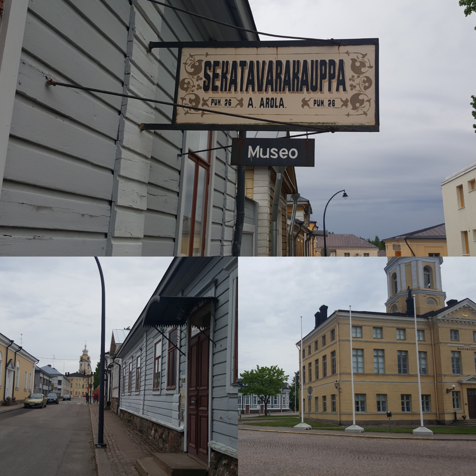 Kauppiaantalomuseo ja vanhaa keskustaa Kauppiaantalomuseo ja vanhaa keskustaa