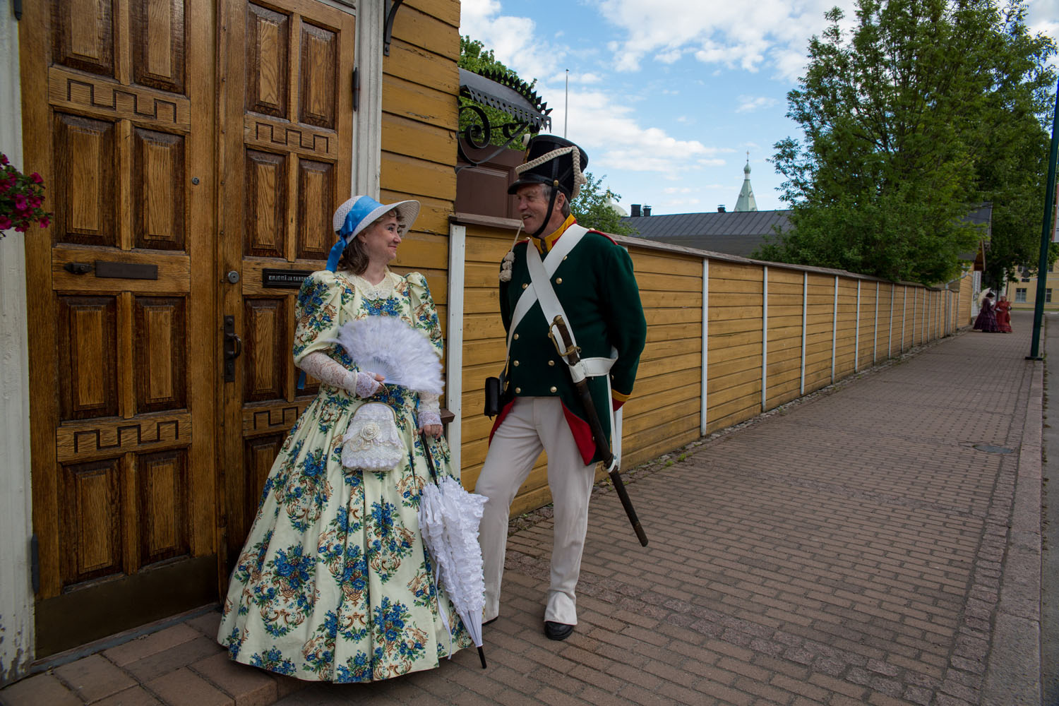 Hamina Wanhojen talojen pihat, kuva: Vesa Hovi Hamina Wanhojen talojen pihat