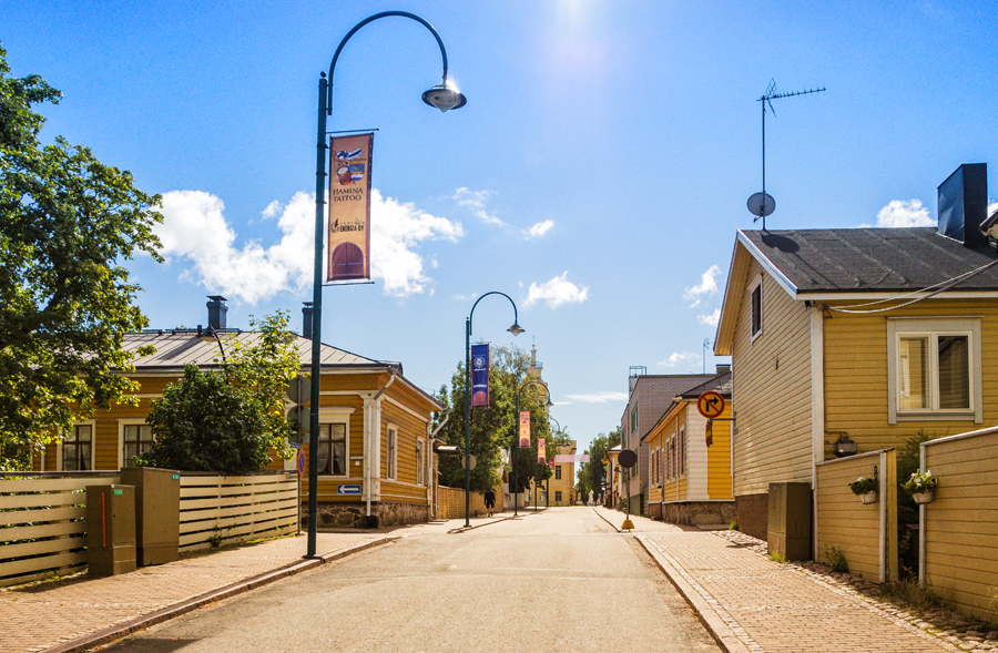 Haminan keskusta, Kuva: Caj Koskinen Haminan keskusta