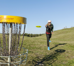 Kumparepuisto, kuva: Jukka Koskinen Kumparepuisto Kotka, frisbeegolf
