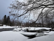 Kymijoen Siikakoski Kymijoen Siikakoski talvella